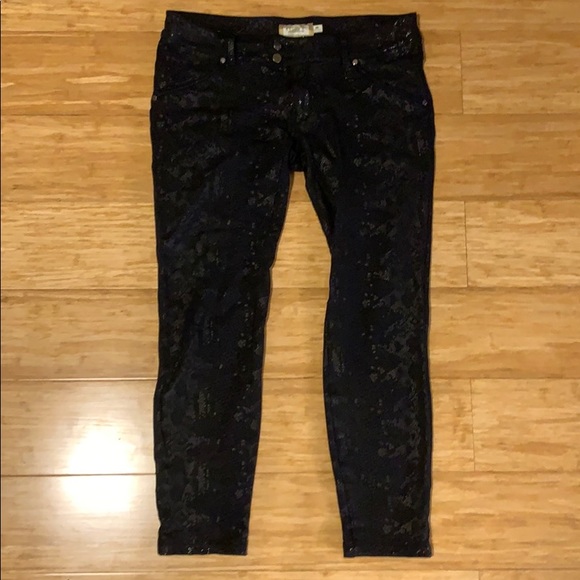 MET Black python-printed pants - good condition - Picture 1 of 4